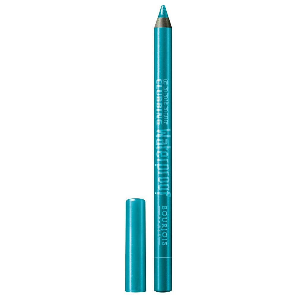 Bourjois Contour Clubbing Waterproof Eye Pencil Eyeliner and Eyeshadow 63 Sea Blue Soon, 1.2g