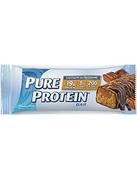 Pure Protein Bars, High Protein, Nutritious Snacks to Support Energy, Low Sugar, Gluten Free, Chocolate Salted Caramel, 1.76oz, 6 Pack