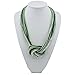 Bocar Statement Beaded Multilayer Chunky Bib Knot Necklace for Women