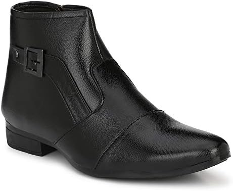 Runway Shoe ANDI Men's Synthetic Leather High Ankle Boots