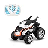 WomToy RC Cars Stunt Car Toy, 2.4Ghz Wireless Watch Remote Control Car, 360 Degree Rotating Tumbling Truck with LED Lights Mini Stunt Vehicle Toys for Boys Girls Birthday Gift