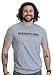Wrestling: It's Like Football, but for Men | Funny Wrestler Team Humor T-Shirt-(Adult,L) Sport Grey
