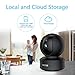 SDETER WiFi IP Camera, Wireless 1080P Auto-Cruise Pan/Tilt Security Surveillance Dome Camera for Baby/Elder/Pet/Nanny Monitor, Two-Way Audio Night Vision Support Yi Cloud