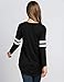 etuoji Fashion Women T-Shirt Baseball Long Blouse Casual Long Sleeve