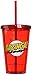 ICUP Big Bang Theory Bazinga Cup with Straw, Red