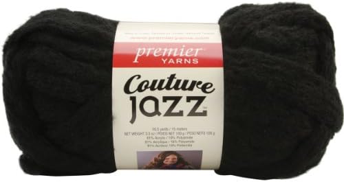 Premier Yarn 3-Pack Couture Jazz Yarn, Black