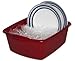 Sterilite 06575812, 12-Quart Dish Pan Red Pack of 12