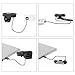 HODGSON Bike Lights 400 Lumens Bicycle Light Front and Back, USB Rechargeable Super Bright Headlight and Flashing Rear Light, IPX65 Waterproof, Easy to Install with All Accessories