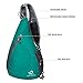 WATERFLY Packable Shoulder Backpack Sling Chest CrossBody Bag Cover Pack Rucksack for Bicycle Sport Hiking Travel Camping Bookbag Men Women