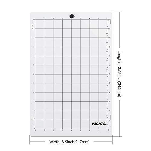 Cutting Mats Nicapa Cutting Mat for Silhouette Portrait Adhesive&Sticky