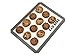 Silicone Easi Bake Non Stick Baking Mat, Professional Grade Cookie Sheet, Heat Resistant, Size 15 12/16