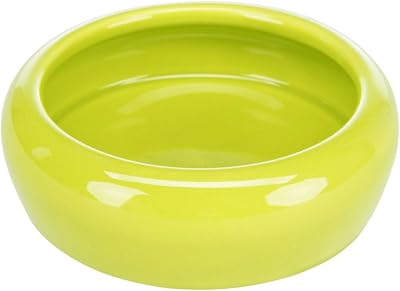 TRIXIE Ceramic Hamster Bowl 100 ml Rounded Pouring Rim 6 Pack Assorted