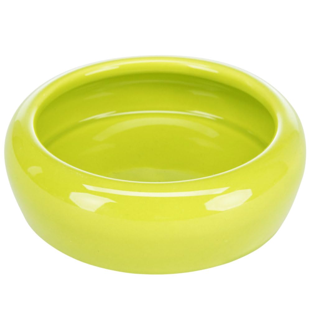 Trixie Ceramic Bowl with Rounded Pouring Rim for Hamster, 100 ml, 1 piece (Assorted Colors)