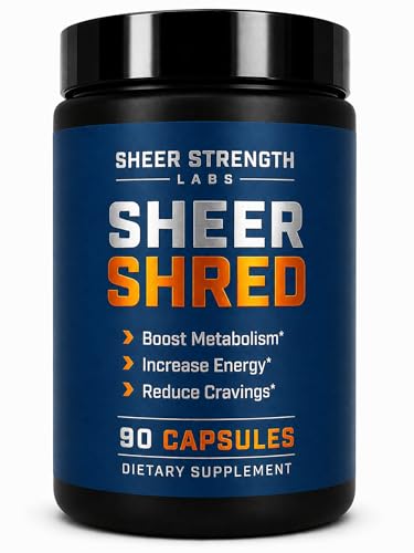 Sheer Strength Labs Burner for Men - Clinically Backed Dose, Strongest Formula - Made in USA - Premium Blend of Rauwolscine, L-Carnitine, Capsaicin. 30 Servings