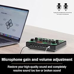 Bluetooth Audio Mixer Live Sound Card Audio