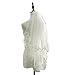 AIBIYI Vintage Inspired Lace Soft Tulle Wedding Veils For Bride With Comb 2 Layers A2