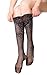 MERYLURE Super Sparkle Rhinestone Fishnet Stockings, Sexy High Waist Tights Women's Party Sparkle Pantyhose-Black