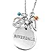 Blingsoul Disc Rivr dal Charm Necklace for Women - Rivrdal Jewelry Merchandise Silver Pendant Necklace