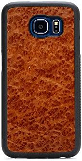 CARVED Redwood Burl Galaxy S6 Traveler Case - Retail Packaging - Wood