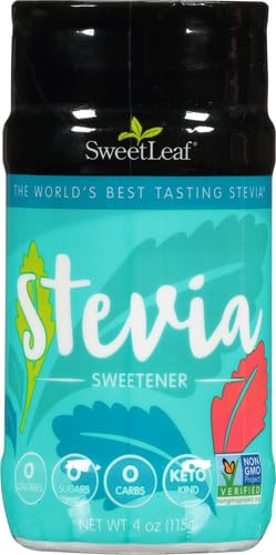 SWEETLEAF STEVIA POWDER SHAKER JAR – ZERO CALORIE...