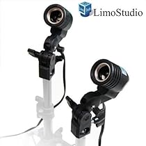LimoStudio 2 Pcs Photography Studio AC Socket Light Stand Mount Umbrella Holder, AGG886