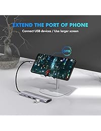 Ugreen USB C Hub, USB 3.1 Tipo C Adaptador Dock con 4 K puerto HDMI, 3 puertos USB 3.0, 60 W USB C PD puerto de carga para Macbook Pro 2017 2016, Dell XPS 15 13, HP Spectre Envy, , Samsung Galaxy S9 S8