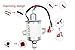 Electric Fuel Pump E11007 Replacement for Airtex E11007 A029F889 149-2311 149-2311-02 149-2311-01 149231101,Compatible with Onan Cummins Generator 4KW Microlite MicroQuiet 4000 4Kw RV