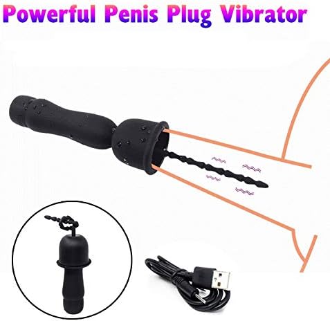 BSLNR SHIRT Vibration šenšor 16 špeedš Víbrátíng Male Plug Ví-brǎtör Úrethral Cathêter Training Úrethral Nerve štímulatör Ví-brǎtörš šexvi-Toyš for Adǜltš,Dišcreet Ví-brǎtörš Women Thornš