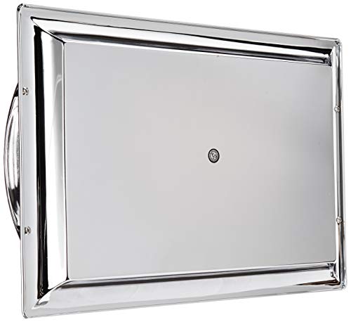 James Scott Stainless Steel Serving Tray With Handles 11 by 16 Inch