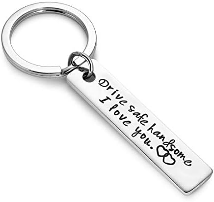 Jiayiqi Engraved Military Army Pendant Keyring Keychain Necklace Jewelry Gift for Dad Mum Daughter Son Family Lover