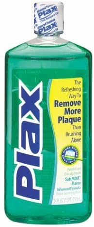 Advanced Formula Plax Pre-Brushing Dental Rinse, Soft Mint, 24 Ounces