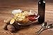 Adorn Crystal Clear Plastic Chips n' Dips/Salad Bowl with 2 Detachable Dip Cups Set