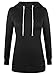 VESSOS Women's Long Sleeve Round Neck Hoodie Pullover Kangaroo Pocket Sweatshirt