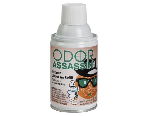 ODOR ASSASSINAir Freshener Metered Dispenser Refill, Fresh Orange