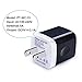 FiveBox 2Pack 6ft USB Type C Charger Compatible LG Stylo 4, Samsung Galaxy S9 S8 Note 9 8, Google Pixel 2 3 XL, LG G7 V35 ThinQ V20 V30 G5 G6, 2.1A USB Wall Charger Box Base Cube Charging Block Brick