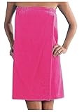 Shower Wrap For Girls Cover Up, Made in USA, Hot Pink, XXL Size