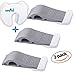Door Stopper Rubber Door Stops Decorative Door Stop 3 Piece Set With Free Bonus Holder With Free Bonus Baby Finger Pinch Guard Doorstop Wedge Heavy Duty Work On All Floor Surface By Smail Gray Color