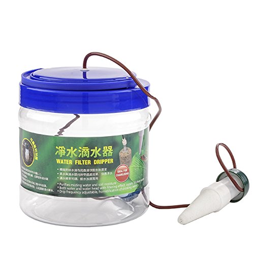 Buy Reptile Water Filter Dripper Drip System Drinking Fountain for