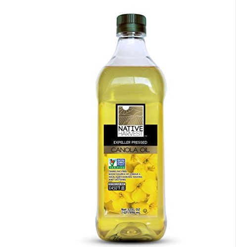 Native Harvest Expeller Pressed Non-GMO Canola Oil, 1 Litre (33.8 FL OZ)