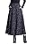 IDEALSANXUN Women’s A-line Print/Plaid Wool Long Pleated Skirt