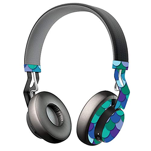 MightySkins Skin Compatible with Jabra Move - Blue Scales | Protective, Durable…