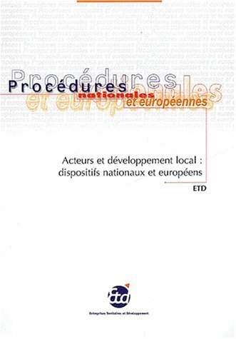 Acteurs et développement local