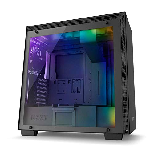 NZXT H700i - ATX Mid-Tower PC Gaming Case - CAM-Powered Smart Device - RGB and Fan Control - Enhanced Cable Management System - Water-Cooling Ready - Black - 2018 Model