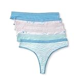 Joe Boxer Women's 6-Pack Thong Panties