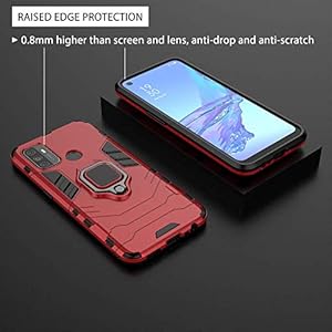 TANYO Cover + [2 Pezzi] Vetro Temperato per Oppo A53S / A53, TPU/PC Dual Layer Armor Antiurto Protezione Custodia [360… - immagine 6