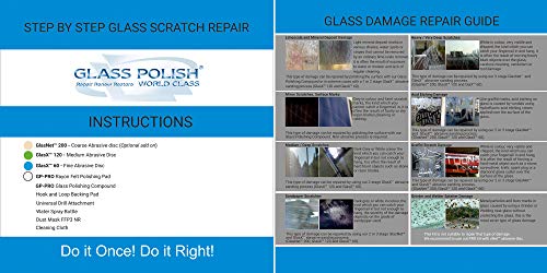 Glass Polish GP23015 DIY Car Glass and Windshield Scratch Removal kit/xNet System/Removes: Scratches, Wiper Blade Damage, Tree Sap, Water Damage/Suitable for Any Type of Glass - Thumbnail 3