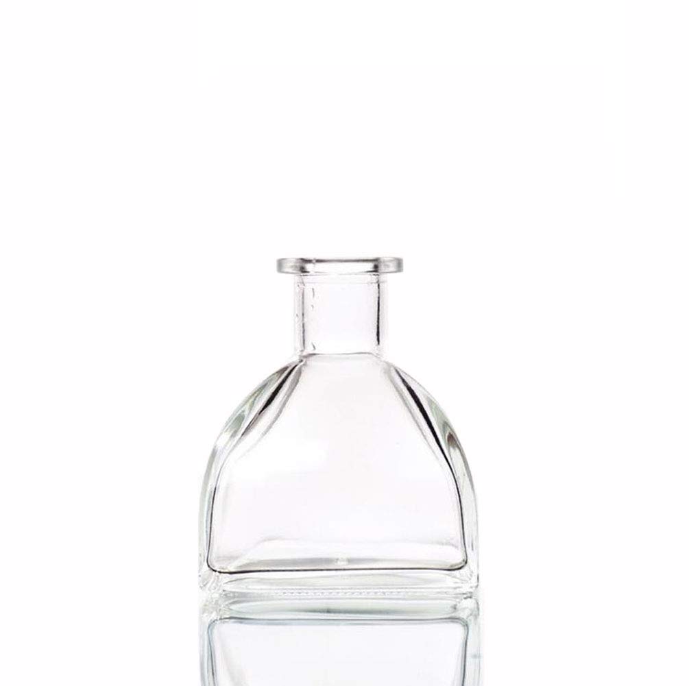 1PCS 100ml Empty Refillable Clear Glass Diffuser Bottles Fragrance Jar Pot for DIY Replacement Reed Diffuser Sticks Sets Essential Oils DIY Diffuser Craft Projects Wedding Party