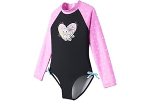 Angel season Girls Swimsuits Kids Bathing Suit One Piece Swimwear with UPF 50+ Cute
