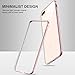 RANVOO iPhone 8 Plus/iPhone 7 Plus Premium Bumper Case, Flexible Protective Aluminum TPU Hybrid Bumper Frame [Support Wireless Charging] for Apple iPhone 8 Plus and iPhone 7 Plus, Rosegold [Armor]