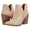 Kathemoi-Womens-Ankle-Boots-Slip-on-Cutout-Pointed-Toe-Snakeskin-Chunky-Stacked-Mid-Heel-Booties